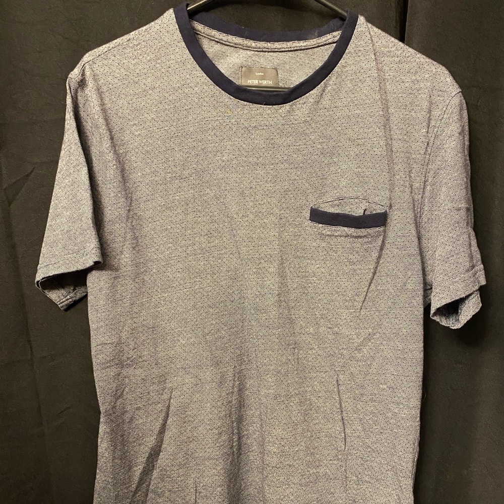 Peter Werth-Short sleeves Shirt w/Pocket-Large‎